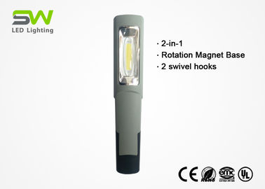 Isi Ulang Tahan Lama 2 In 1 Genggam Lampu Kerja LED Dengan 2 Kait Dan Magnet