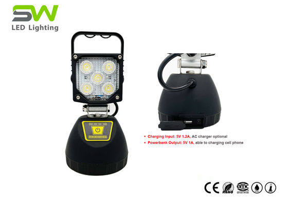 15W Waterproof LED Work Light Magnetic Base Untuk Penggunaan Luar Ruangan