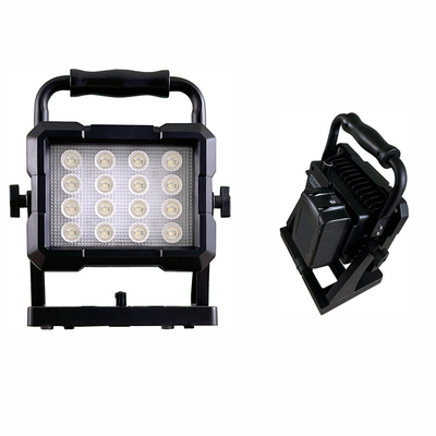 Tripod dipasang 80W isi ulang High Lumen LED Lampu Kerja Dengan Baterai 18V Power Tool
