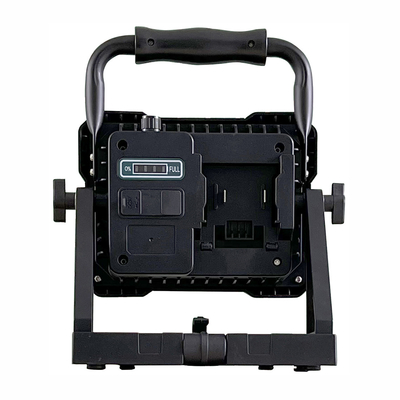 Tripod dipasang 80W isi ulang High Lumen LED Lampu Kerja Dengan Baterai 18V Power Tool