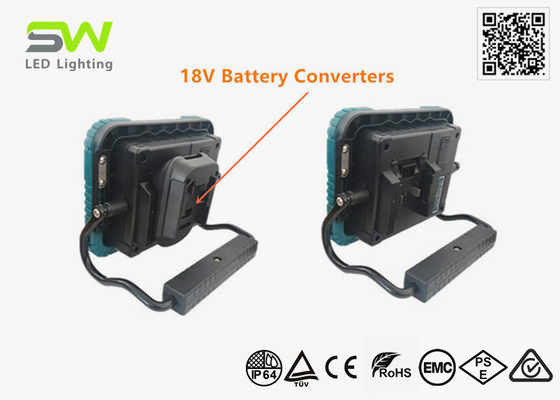 18V Power Tool Baterai Powered Portable Led Lampu Kerja Magnetic Dengan Handle