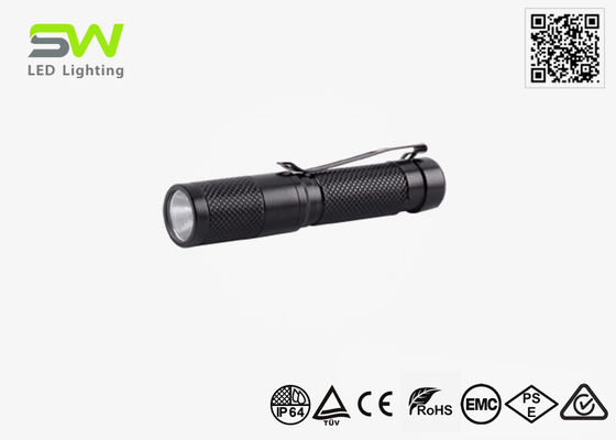 Paling dampak ukuran saku EDC obor cahaya kekuatan tinggi 250 lumens dengan gantungan kunci