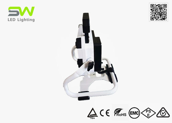 100W 10000 Lumens 18V Power Tool Baterai Dioperasikan Lampu Kerja Dengan Stand Logam