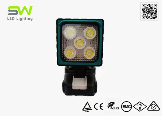 Lampu Kerja Tangan Kompak 25W 18V Baterai Makita Dengan Pegangan Untuk Inspeksi