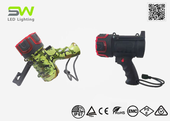 Compact 1000 Lumen Rechargeable Floating Marine Spotlight dengan Hanging Hook