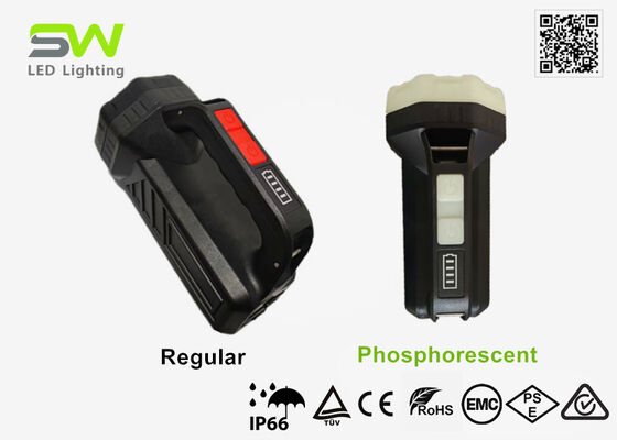 Senter Tangan Malam - Glow Isi Ulang untuk Pemadam Kebakaran dan Penyelamatan, Tahan Air IP66