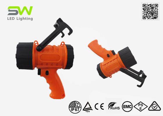 Mini Cerah 1000 Lumens Pencari Tangan Untuk Patroli Perburuan Camping Marinir
