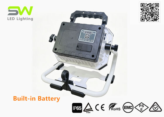 10000 Lumen IP65 Portable LED Flood Lights Rechargeable Untuk Penyelamatan Situs