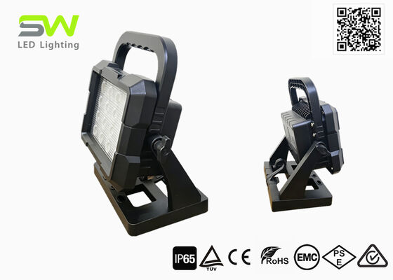 IP65 6500 Lumens Lampu Kerja Darurat Situs Konstruksi Terisi ulang