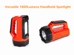 Lampu sorot handheld 1800 lumens yang kuat