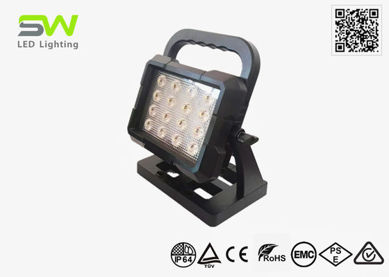 5000 lumens lampu kerja isi ulang dengan baterai alat listrik 18V 20V yang bisa dilepas