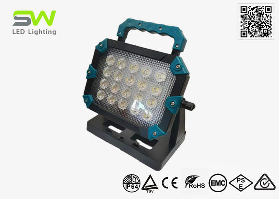 6500 Lumens Lampu Inspeksi Situs Isi ulang Dengan Baterai Alat Makita 18V 20V